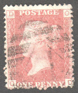 Great Britain Scott 33 Used Plate 176 - OD - Click Image to Close